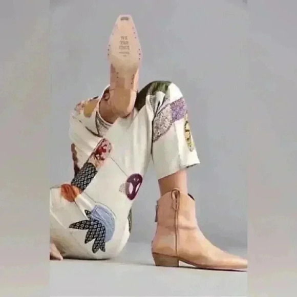 Free People We The Free Wesley Ankle Boots in Papaya Size 37.5/7.5 new - Picture 5 of 5